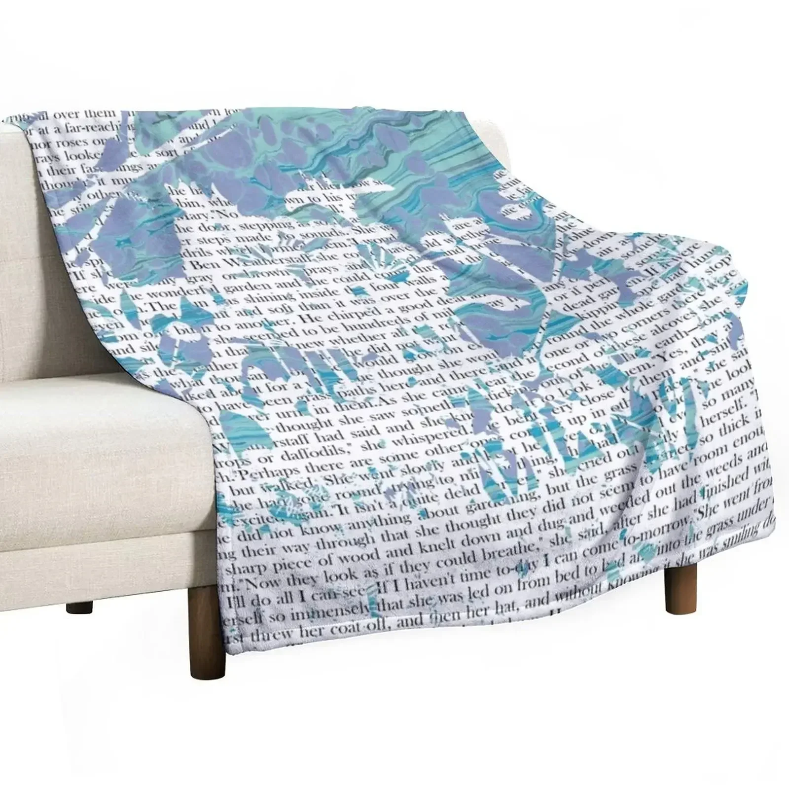 The Secret Garden: Frances Hodgson Burnett Throw Blanket Shaggy Summer Beddings Blankets