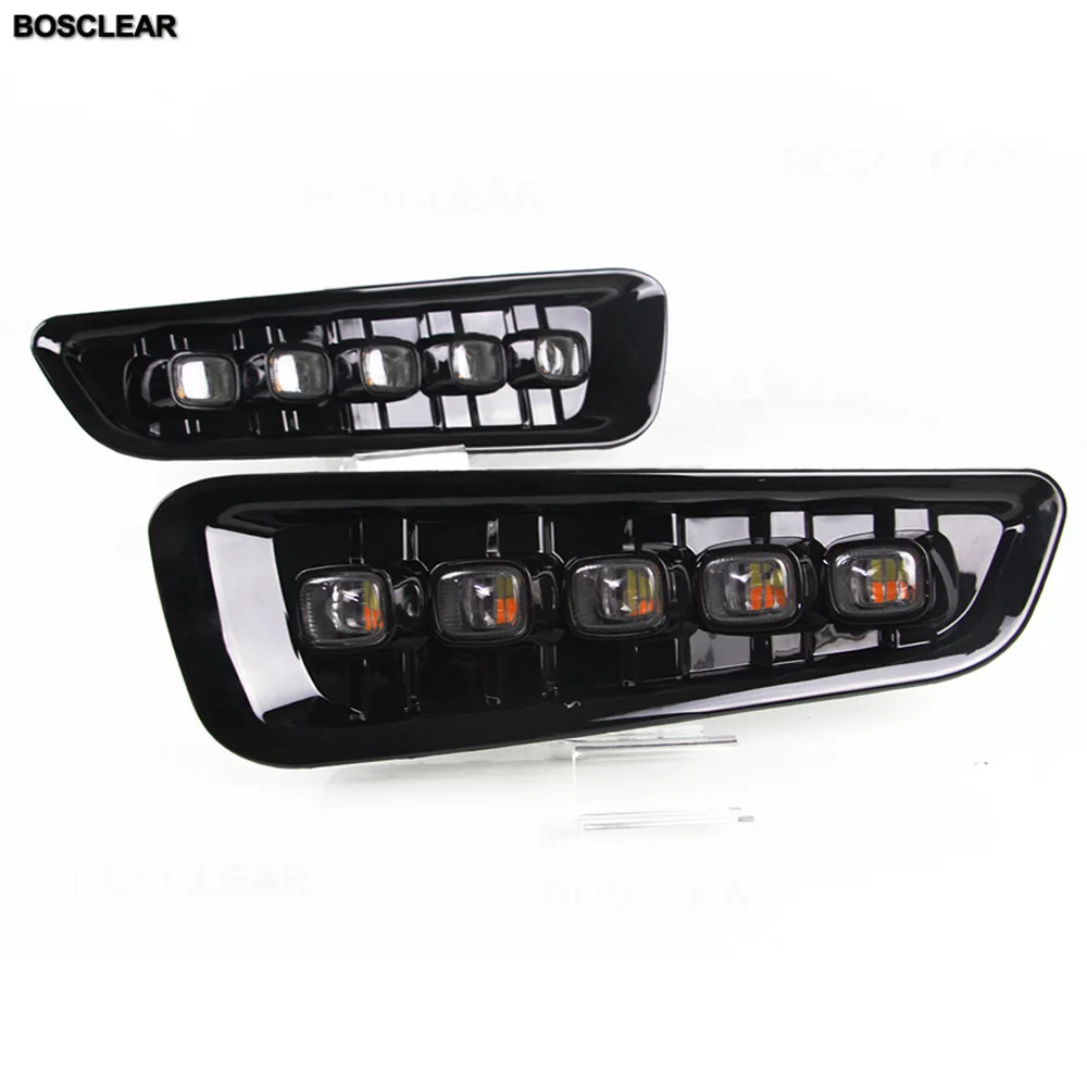 2pcs 12V LED Daytime Running Light DRL Day Lights Fog Turning Signal Lamp  For ford Raptor F150 2016 2017 2018 car Accessories