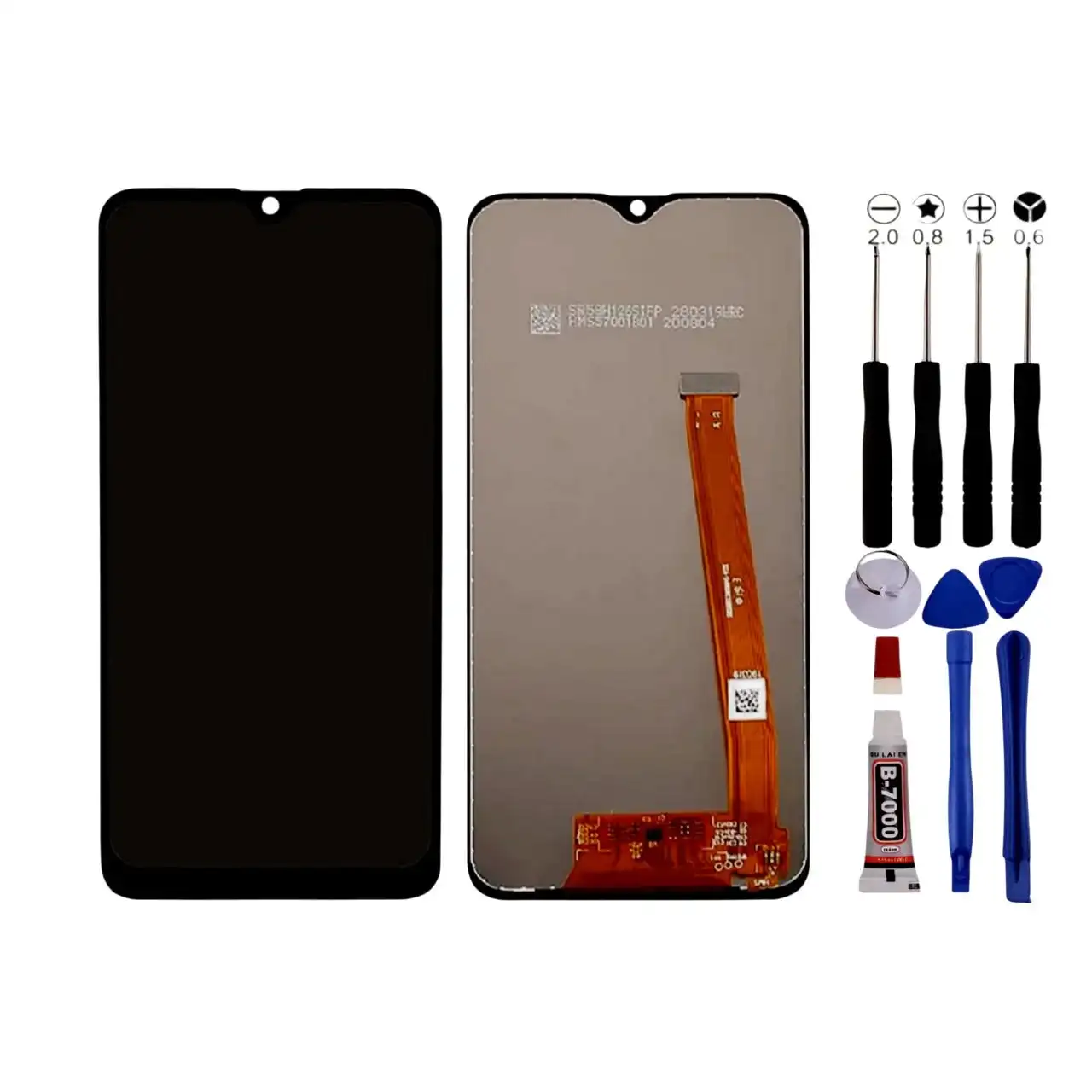 Scherm voor Samsung A20E A202F A202G A202DS LCD + Gereedschap + zwarte lijm