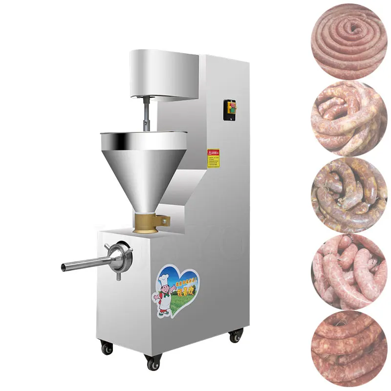 Electric Sausage Stuffer Filling Machine Hot Dog Filler Stainless Steel Commercial Sausage Filling Production Machine