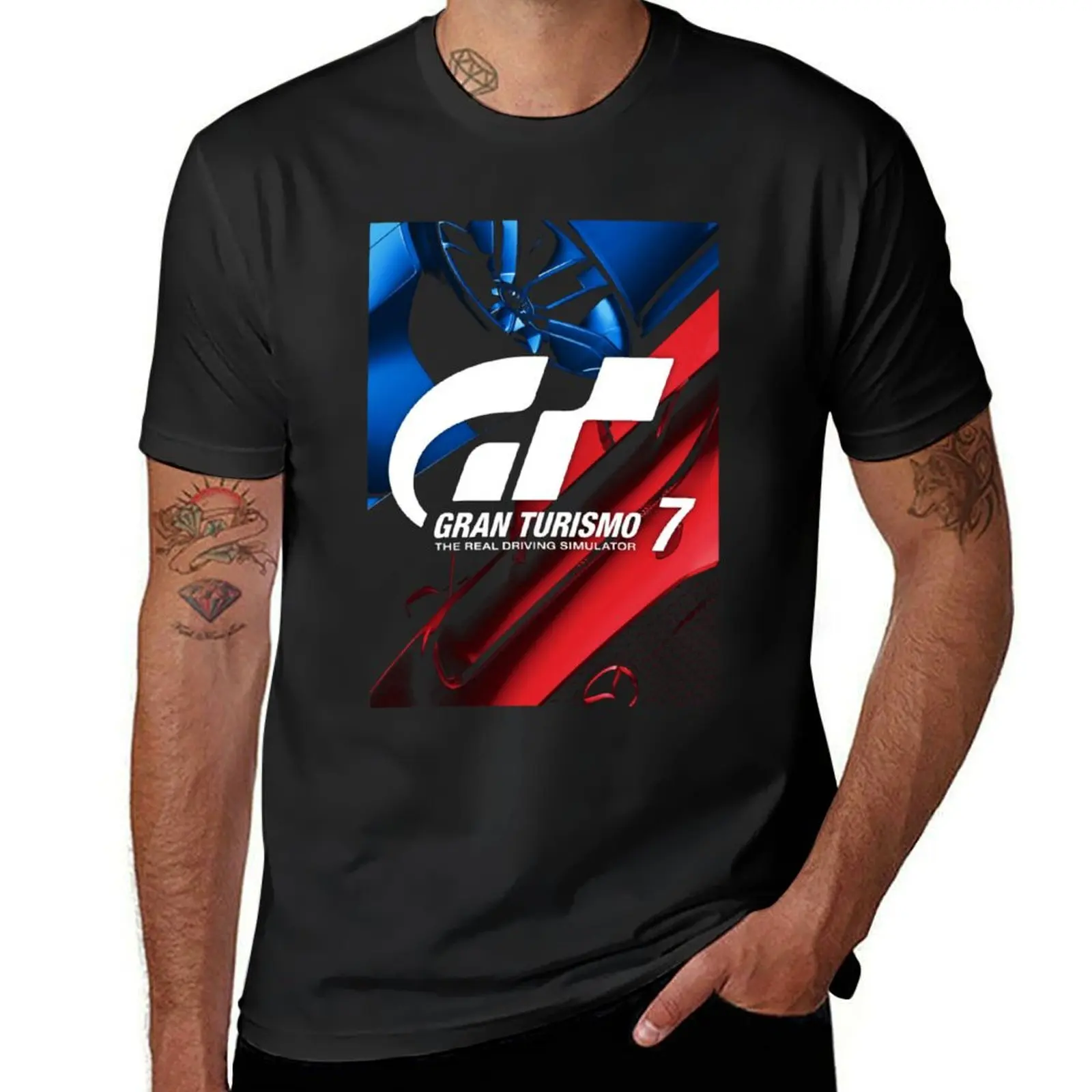 

GRAN TURISMO 7 v1 T-Shirt sweat animal prinfor boys hippie clothes fruit of the loom mens t shirts