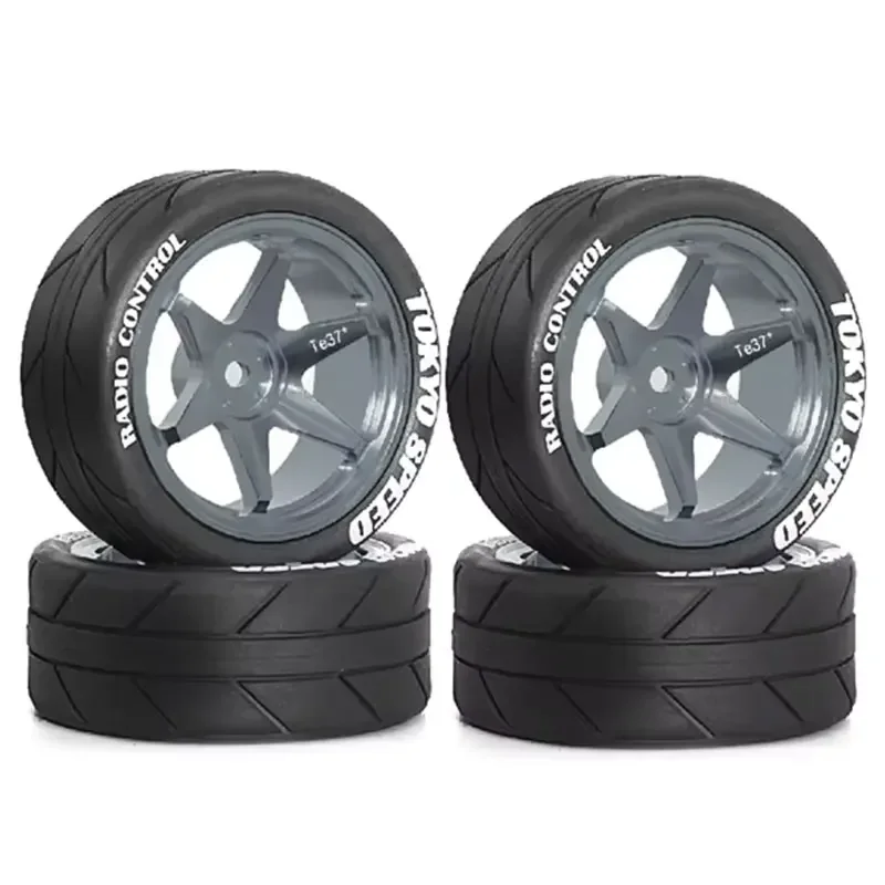 

1/14 RC Racing Wheels Tires Metal Wheel Rims Hub12mm Hex for RC On Road Car Tamiya TT01 TT02 XV01 XV02 PTG-2 HSP HPI Kyosho