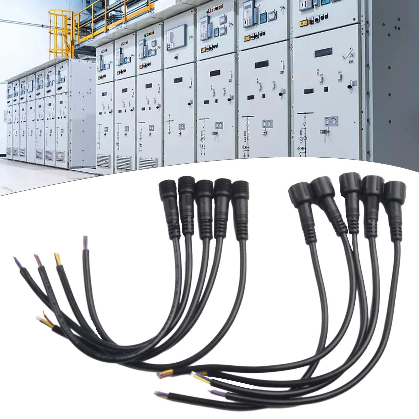 Connection Cable Connector Wire Connector Surveillance Camera 22AWG UL94V-0 Reliable Replacement 4mm Accessories