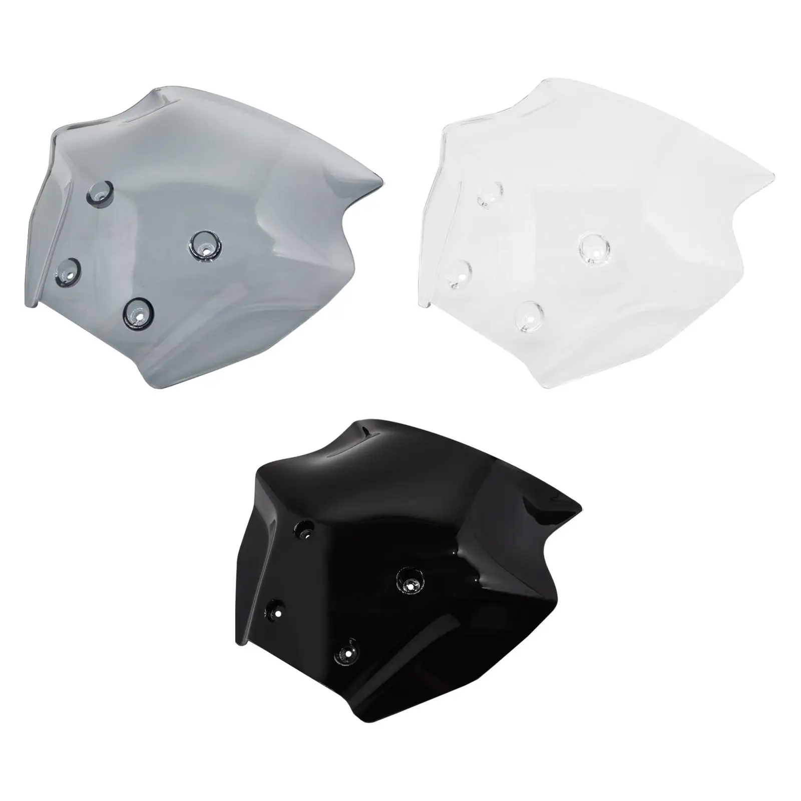 Motorcycle Windscreen Parts Easy to Use Sturdy Fittings Replace High Performance Front Wind Deflector for Yamaha MT-09 24-