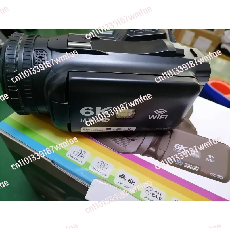 Digital Video Camera Recorder with 18X Digital Zoom with Lens Hood, Stabilizer, Microphone, 128G SD Card, Fill Light