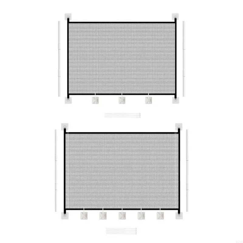 

D7YD No Tool Assembly Foldable Playpen For Pet Baby Compact Storage Solution