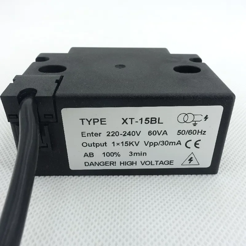 XT-15BL High Voltage Ignition Transformer Single Electrode Output Gas Burner Igniter for Liquefied Gas Burner Parts, 24h Fast Sh