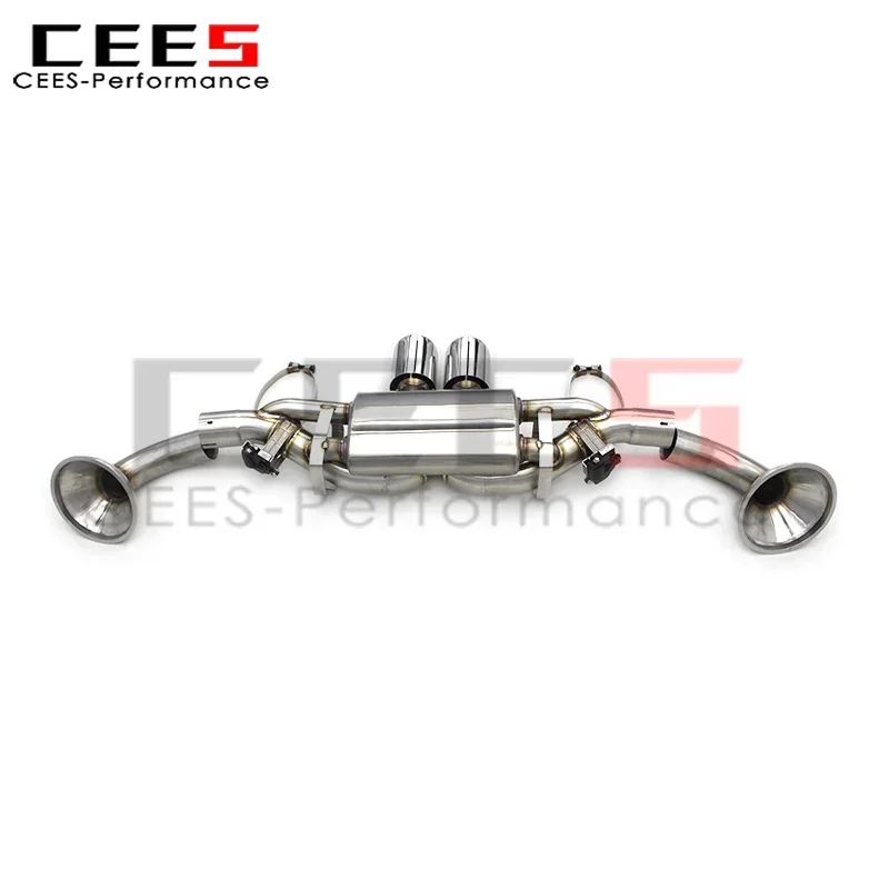 CEES  Racing Exhaust pipes For Porsche 911 992 GT3 4.0 2017-2023 Stainless Steel Racing Car valvetronic Catback Exhaust System