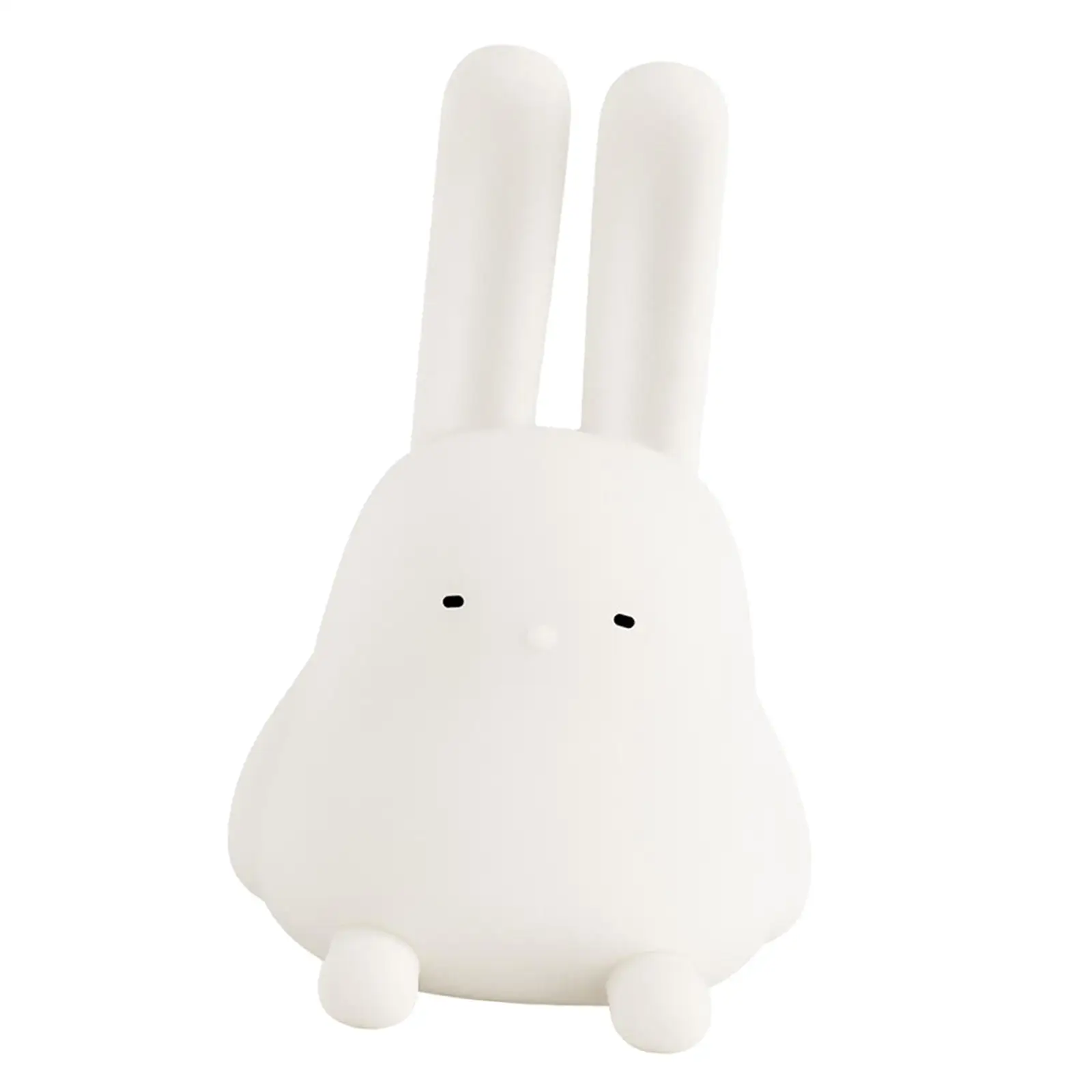 Rabbit LED Silicone Night Light 2 Brightness Adjustable for Nursery Bedside NightStand