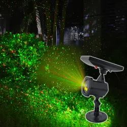 Holiday Solar Fairy Sky Star Spotlight DJ Disco Stage Effect Light for Wedding New Year Christmas Party Garden Landscape Decor