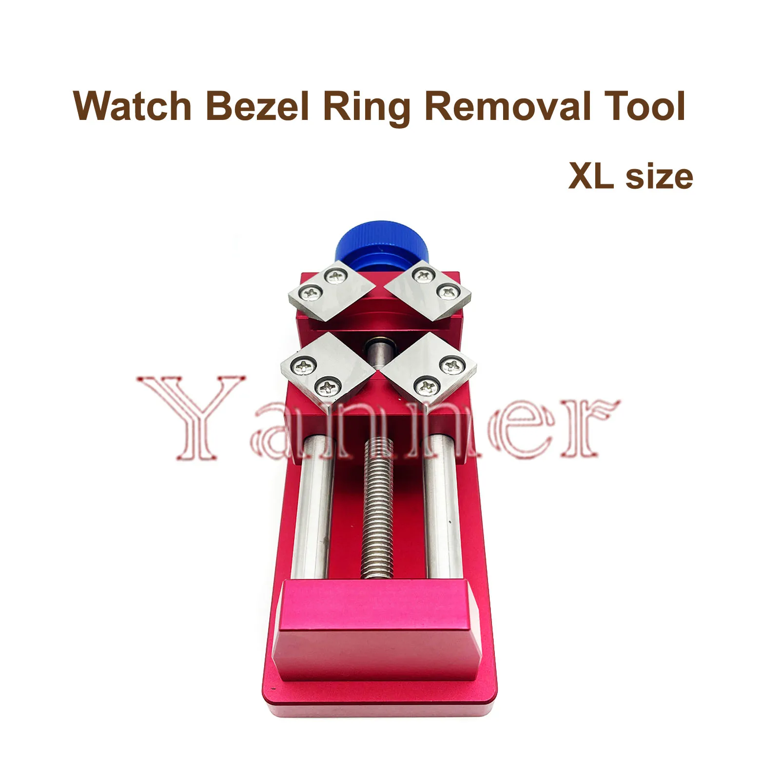 Watchmakers Tool Extra Large Red Watch Bezel Remover Max.50mm Caseback Opener W9155