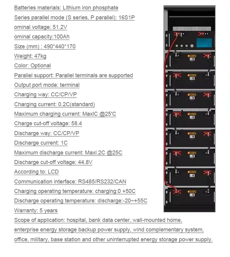 CEEG 15kw sistema solare off grid sistema di energia solare completo kit domestico generatore inverter da 10kw inverter tutto in uno e batteria al