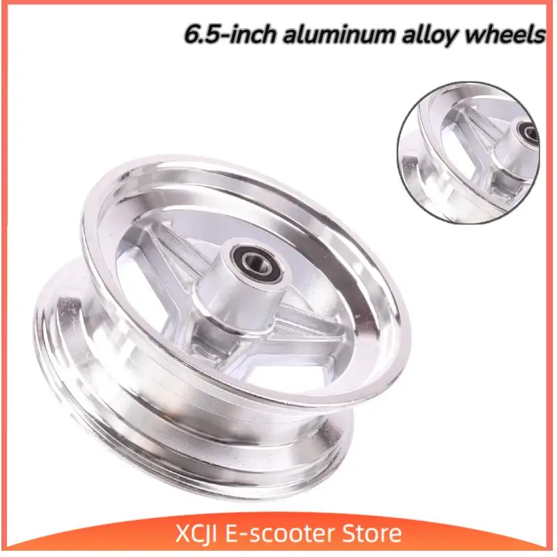 6.5 inch Aluminum Alloy Wheel Hub M12 Disc Brake Rim For Small Citycoco Electric Scooter ATV Go Kart Chinese Bike