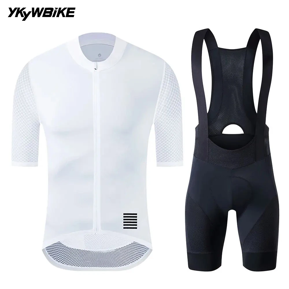 Ykyw Männer Radfahren Kurzarm Trikot Kleidung Set Sommer atmungsaktiv MTB Radsport Träger hose Fahrrad hose Kit Fahrrad anzug Maillot – Detail 7