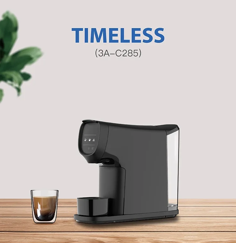 เครื่องชงกาแฟแบบแคปซูลมืออาชีพ พร้อมฟังก์ชั่นน้ำร้อนสำหรับชงชา