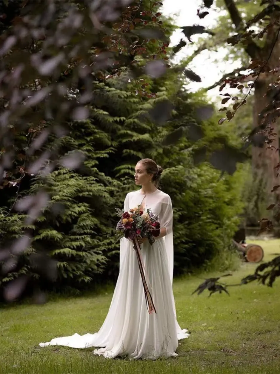 

Ele Длинное тонкое модное свадебное платье длиной до пола на весну и лето, Хэллоуин от Meizhidaa