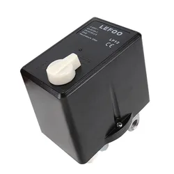 Pressure Switch 380V 90-120 psi Manual On-off Knob Air Compressor Controller with Thermal Protection Relay LF12