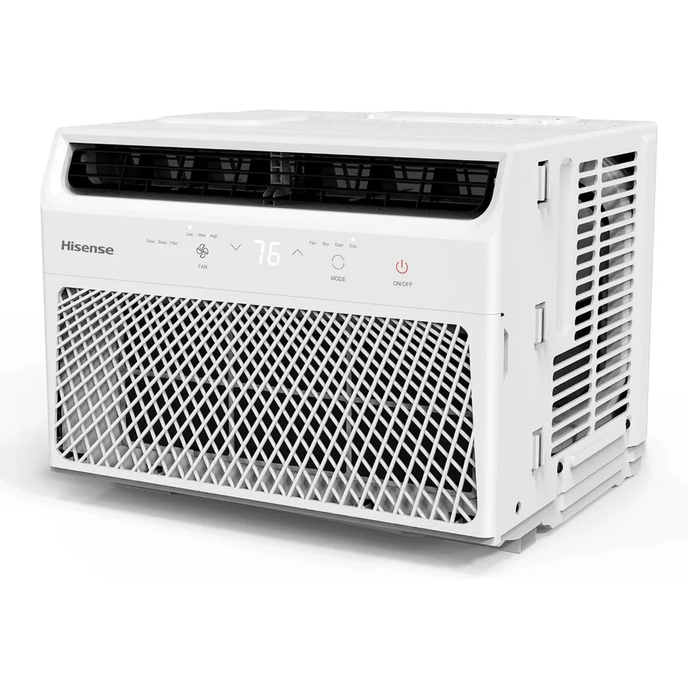 

6,000 Air Conditioner and Dehumidifier with Remote Control, Window AC Unit for Apartment, Dorm, Small Rooms Up To 250 Sq. Ft