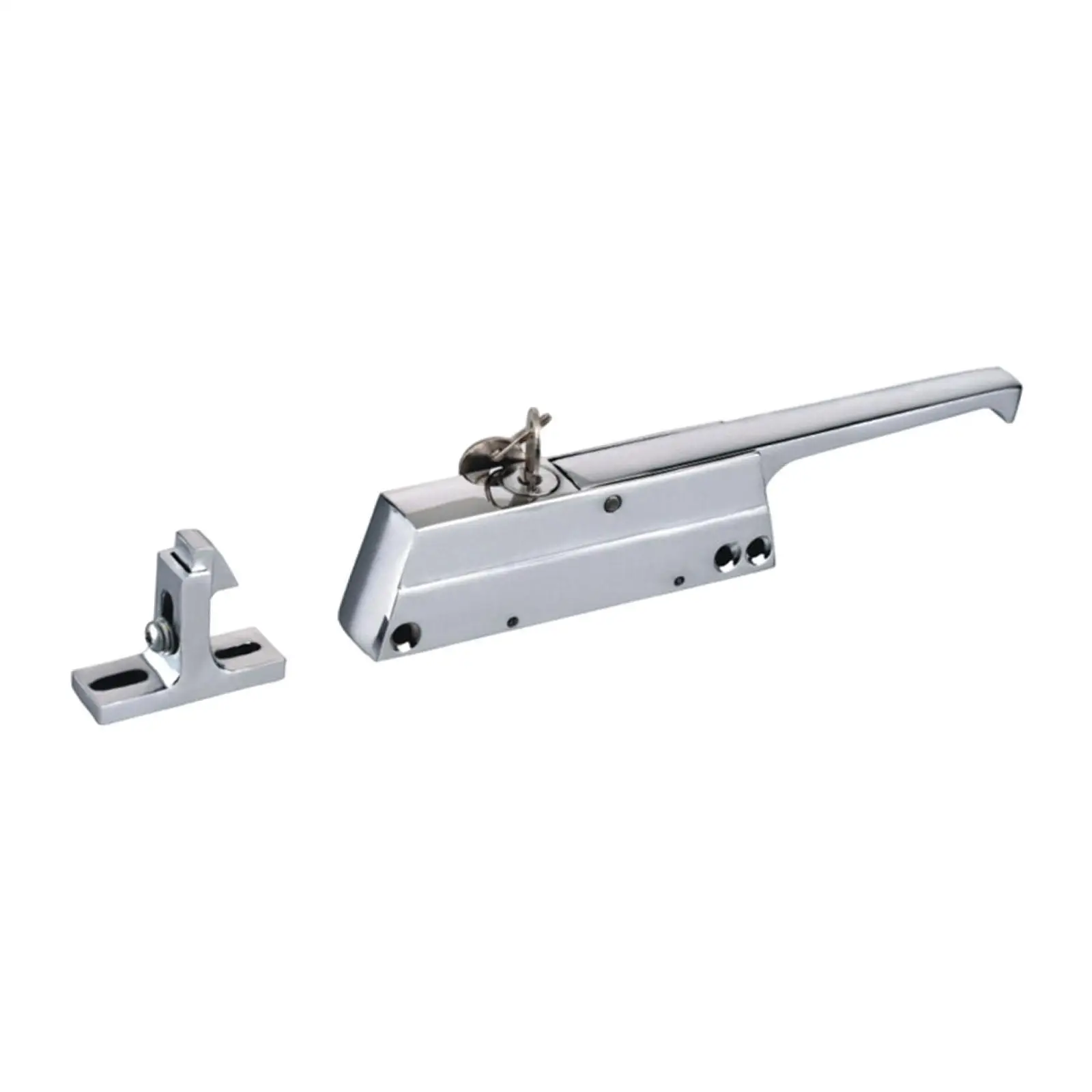 Cooler Door Handle Door Grip Industrial Equipment Zinc Alloy Easy Installation Cabinet Lock Oven Lock for Hotel Warehouse