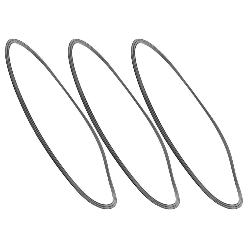 3Pcs Bar Stool Base Rubber Ring Floor Protector Silent Shock Absorbing Anti Slip Non Scratch Round Chair Chassis Ring