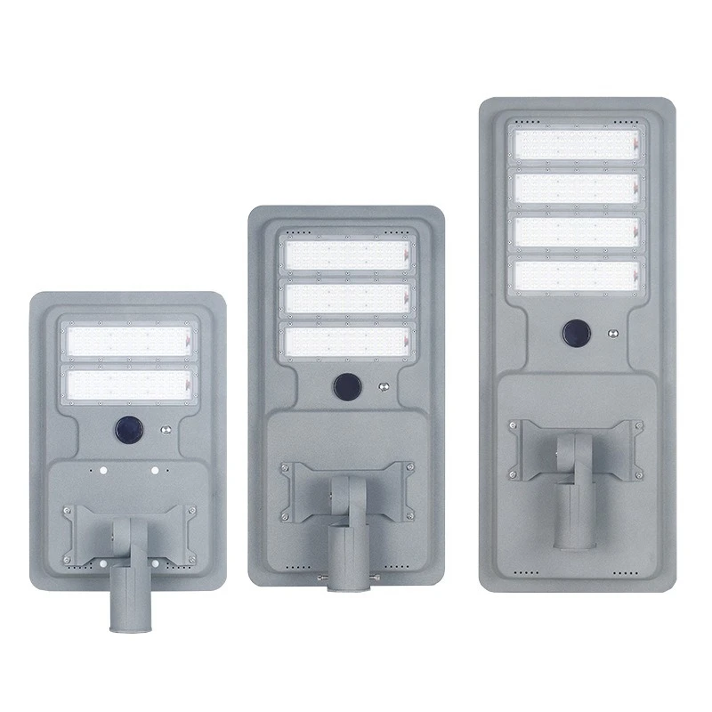 Municipal street lamp head Outdoor waterproof human body induction lamp New rural engineering lighting Solar street lamp