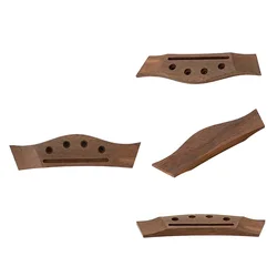 4 Strings Rosewood Saddle Guitar Bridge Acoustic Guitar Bridge For Folk Bass Replacement Parts