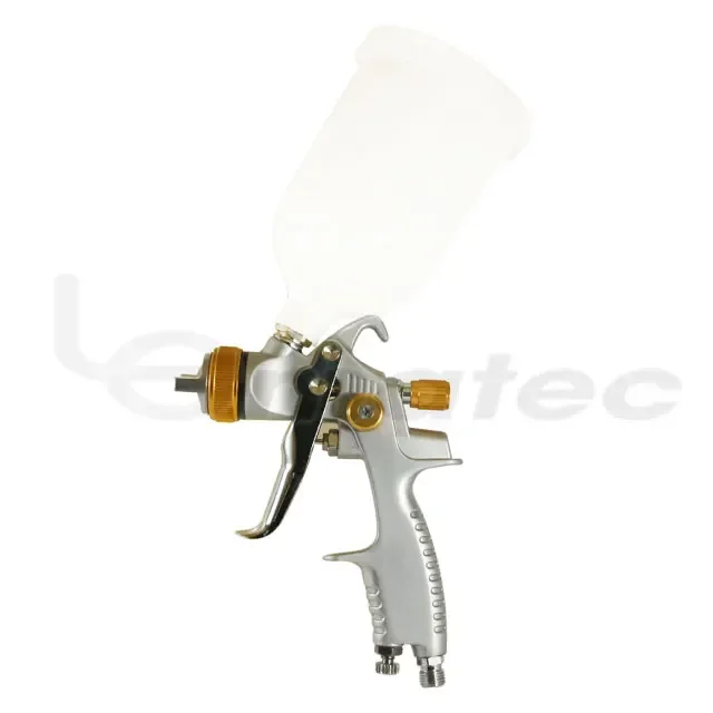 

LEMATEC Professional HVLP Spray Paint Air Spray Gravity Feed Auto Pneumatic Tools 600 Ml Aluminum TW 20 - 50psi 10"- 12"