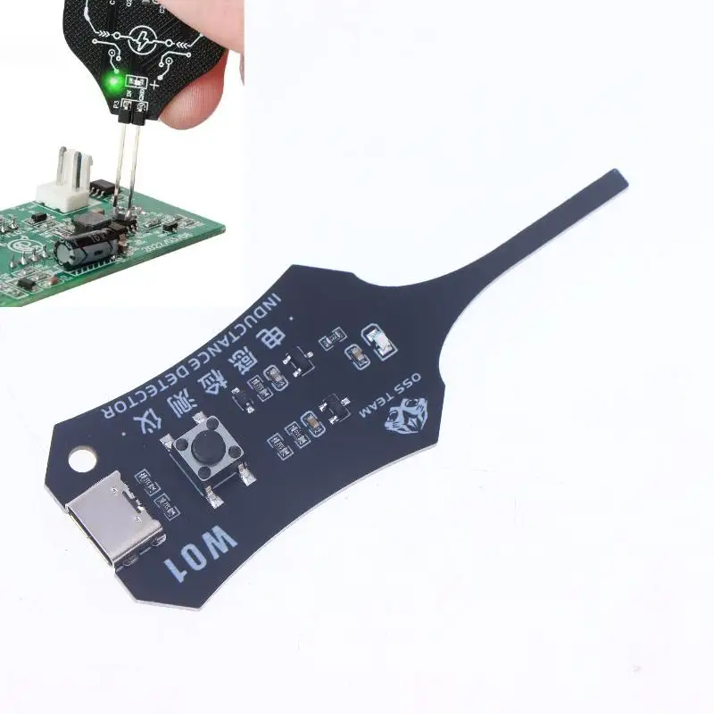 Detector de placa base, bobina de inductancia, herramienta de prueba rápida para reparación de PC, probador de inductancia de control electromagnético, 1 Uds.