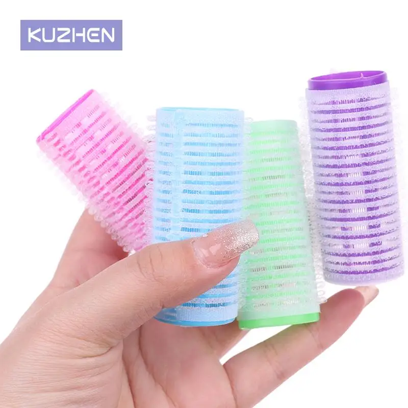 1pc Self-Adhesive Hair Rollers Hairdressing Home Use DIY Magic Styling Roller Roll Curler Hair Women Beauty Tools 3 Styles