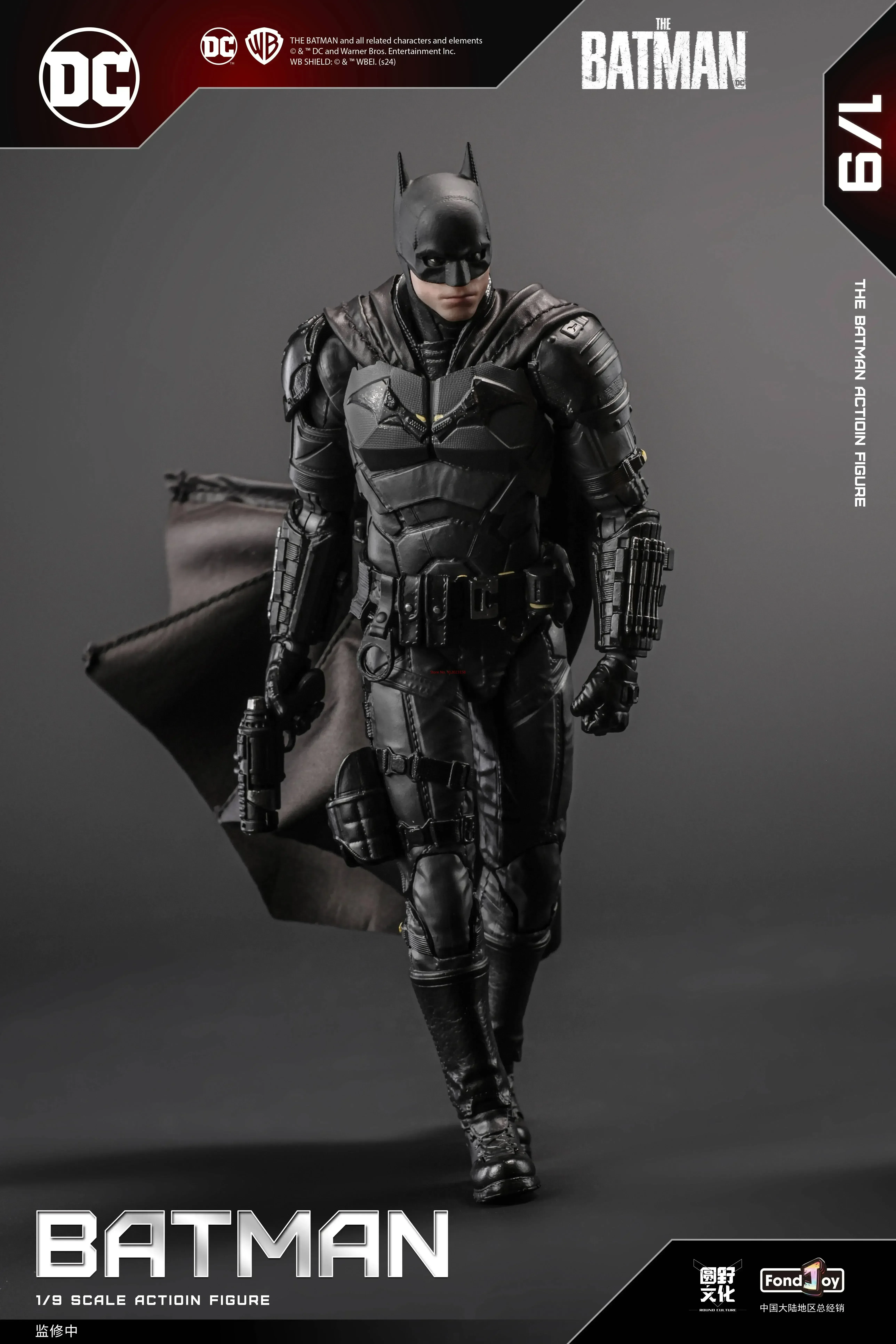 

Фигурка Бэтмена, фигурка Лиги Справедливости Dc, оригинальная коллекция 1/9, детективные комиксы Fondjoy, новая модель Бэтмена из ПВХ, Декор, искусственный подарок