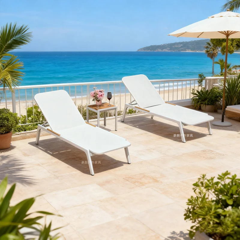 Sun Loungers,Outdoor Bed,Recliner , Waterproof And-Proof, Balcony, Home Use, Leisure, Pool Lounge Chair, Suitable Outdoor Courty