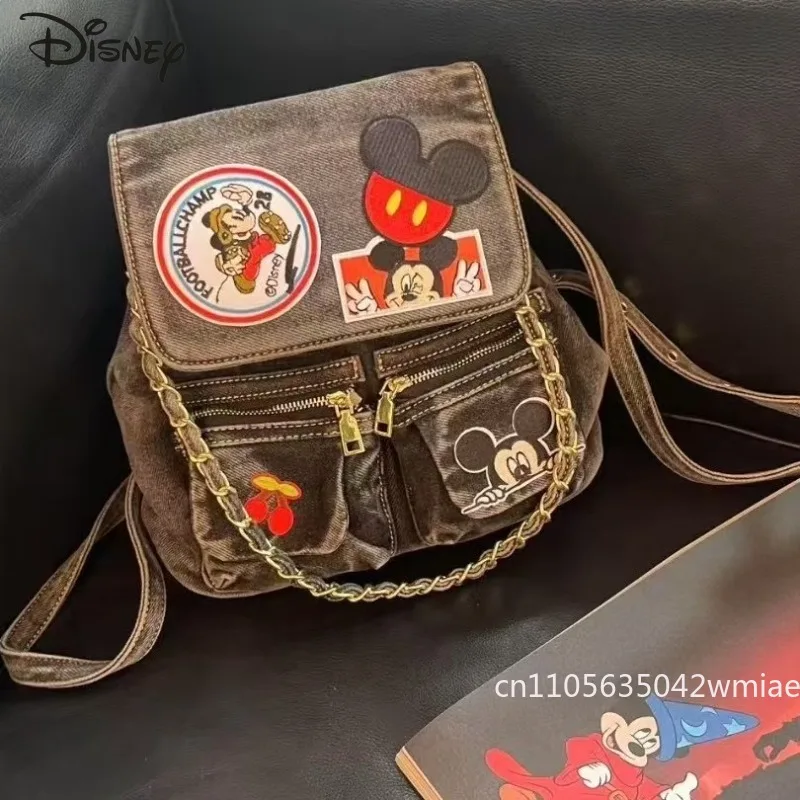 2026 New Student Backpack Fashion High Quality Cowboy Women's Shoulder Storage Bag Cartoon Multi Functional Travel Backpack