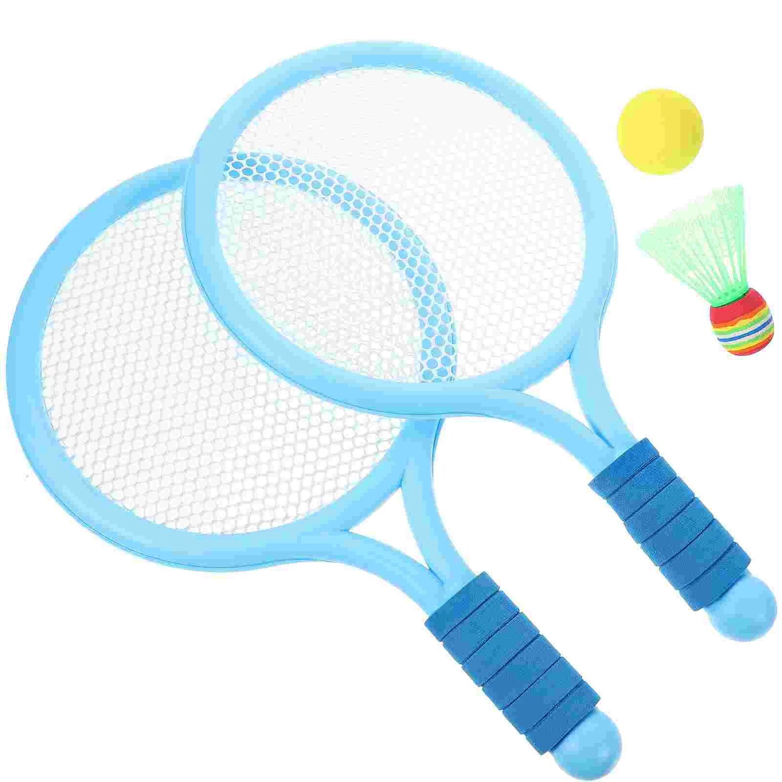 

2 Pcs Cartoon Style Racquet for Children Toy Outdoor Activities Fitness Equipment Racket Kids Toys Fun