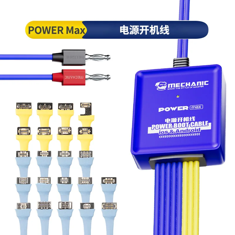 MECHANIC DC Power Supply Current Test Cable Alligator iPhone 6-15PM Samsung Android Repair Motherboard Power on/off Boot Line