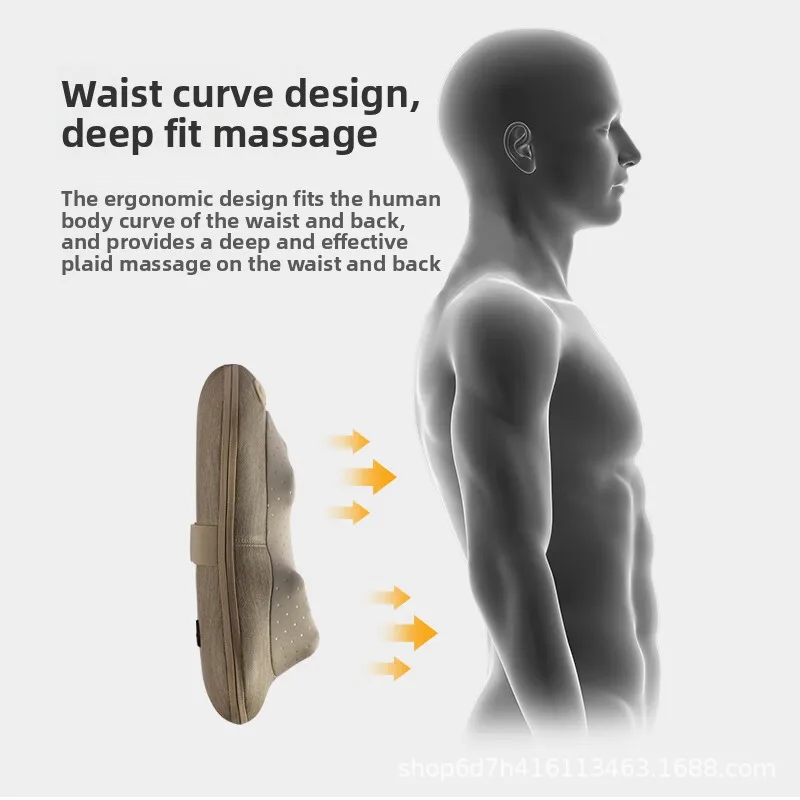 Jiabai نفس مدلك الخصر مدلك المنزلية لكامل الجسم الظهر والكتف والرقبة وسادة تدليك لتقديم الهدايا لكبار السن