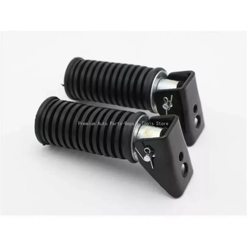 2Pcs Motorcycle Front Rear Footrests Motorcycle Foot Pegs for Suzuki GS125 GN125 Motocross Motorcycle Accessories FootPeg Pedals