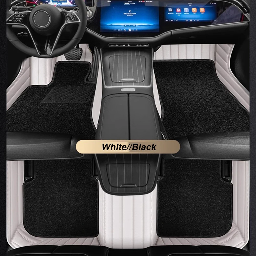 

5D Custom Car Floor Mats For Peugeot 206 1997-2015 Auto Carpets Double Layer Foot Coche Blanket