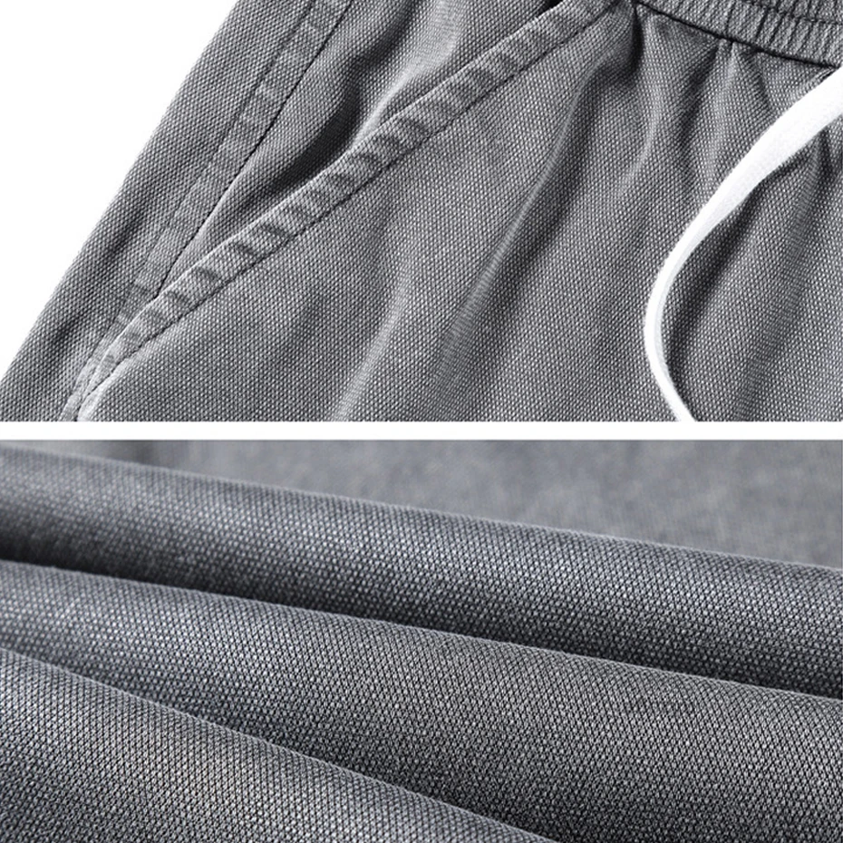 Summer Thin Jeans Men Jogger Pants Plus Size 8XL Fashion Casual Elastic Waist Denim Pants Male