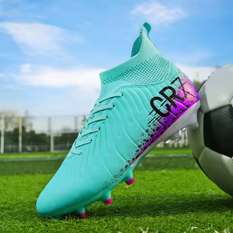 Men's Soccer Shoes Anti-slip TF/FG Football Boots Breathable Outdoor Grass Soccer Boot Low-Top Non-Slip Sports Soccer Sneakers