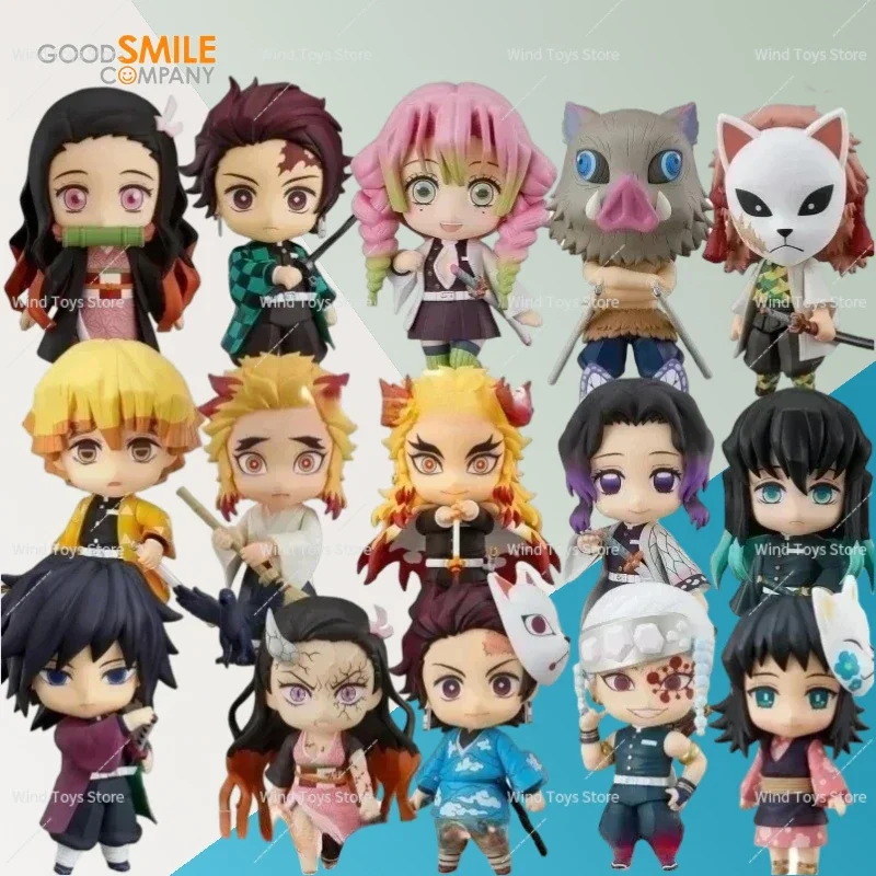Good Smile Nendoroid Demon Slayer Gsc Kamado Nezuko Tanjirou Uzui Tengen Hashibira Inosuke Agatsuma Zenitsu Akaza Рисунок Аниме