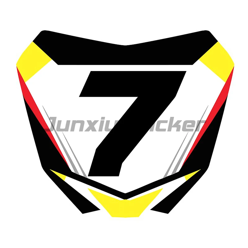 

number 94 27 16 21 3 7 259 Motocross Car Sticker JDM Funny Decal Personality