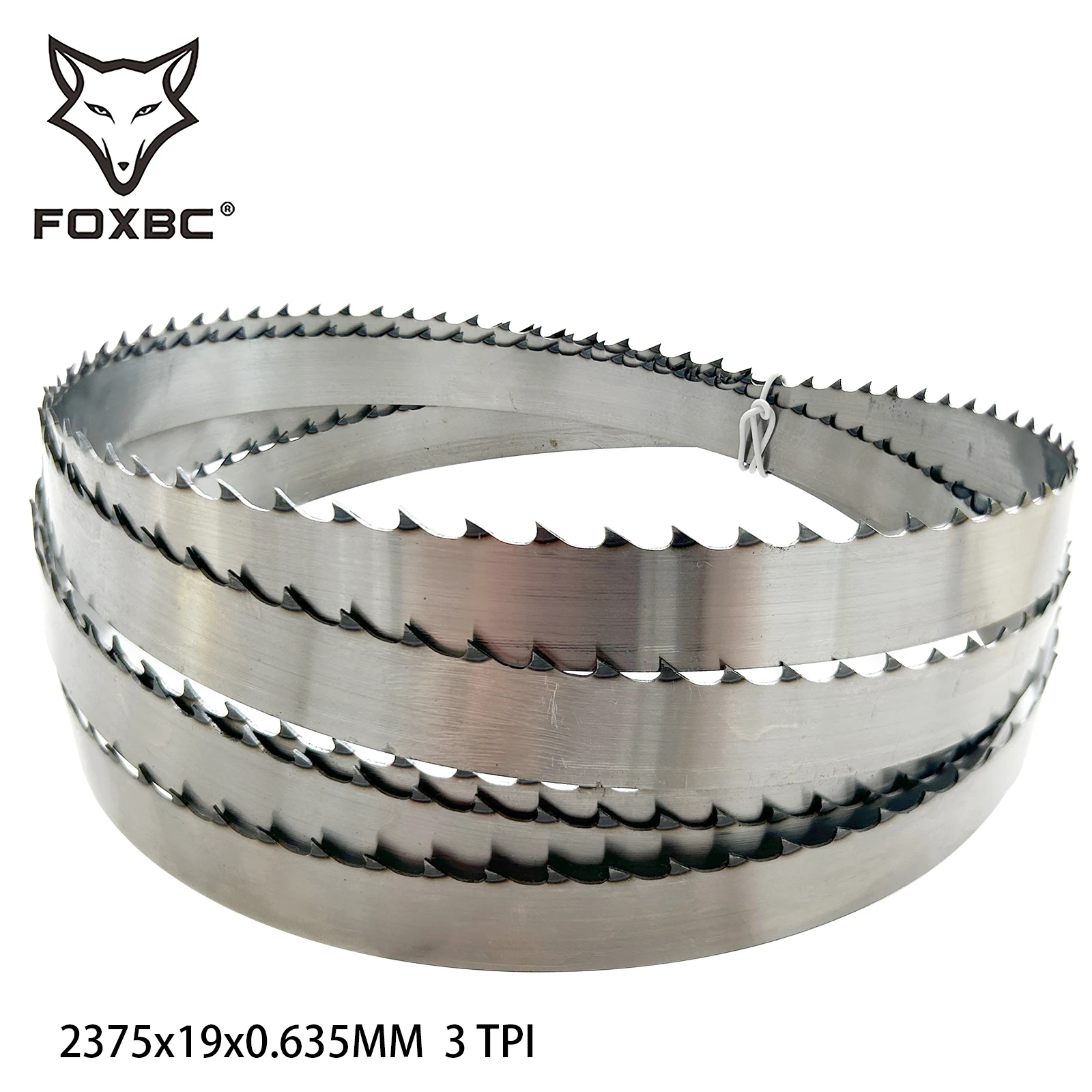 

FOXBC 2375mm x 19mm x 3TPI Bandsaw Blades for 14" Delta/Rockwell, Grizzly, Jet, Rikon, Steel City, General, Ridgid 1PCS