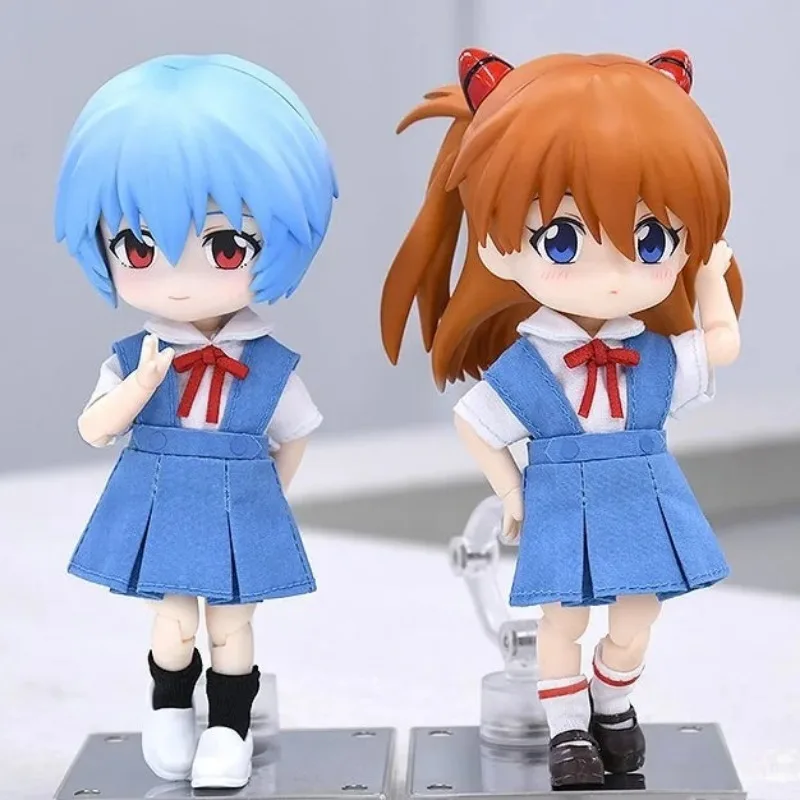 Oryginalny dobry uśmiech Nendoroid NEON GENESIS EVANGELION Anime rysunek Asuka Ayanami Rei figurka-Model kolekcjonerski ozdoby