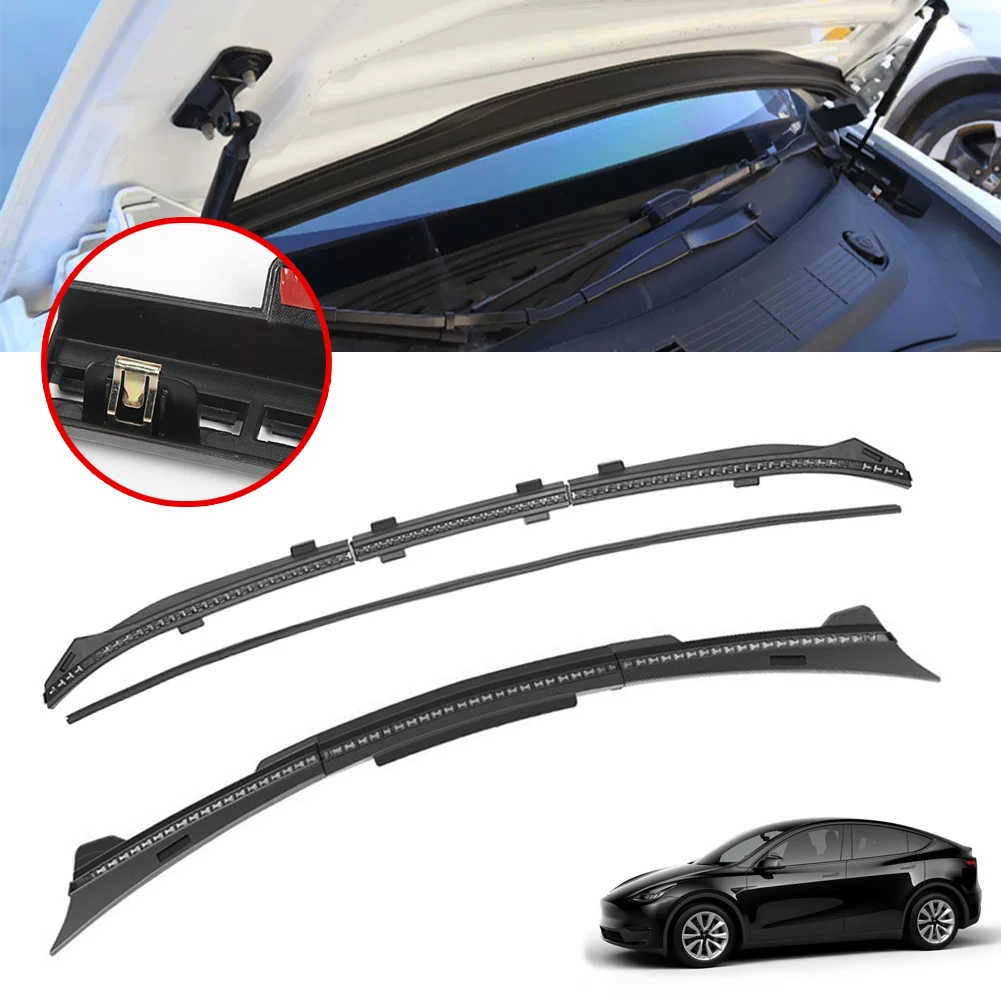 Car Front Hood Dust Proof Seal Strip For Tesla Model Y 3 Car Accessories Protector Guard Water Strip 2023