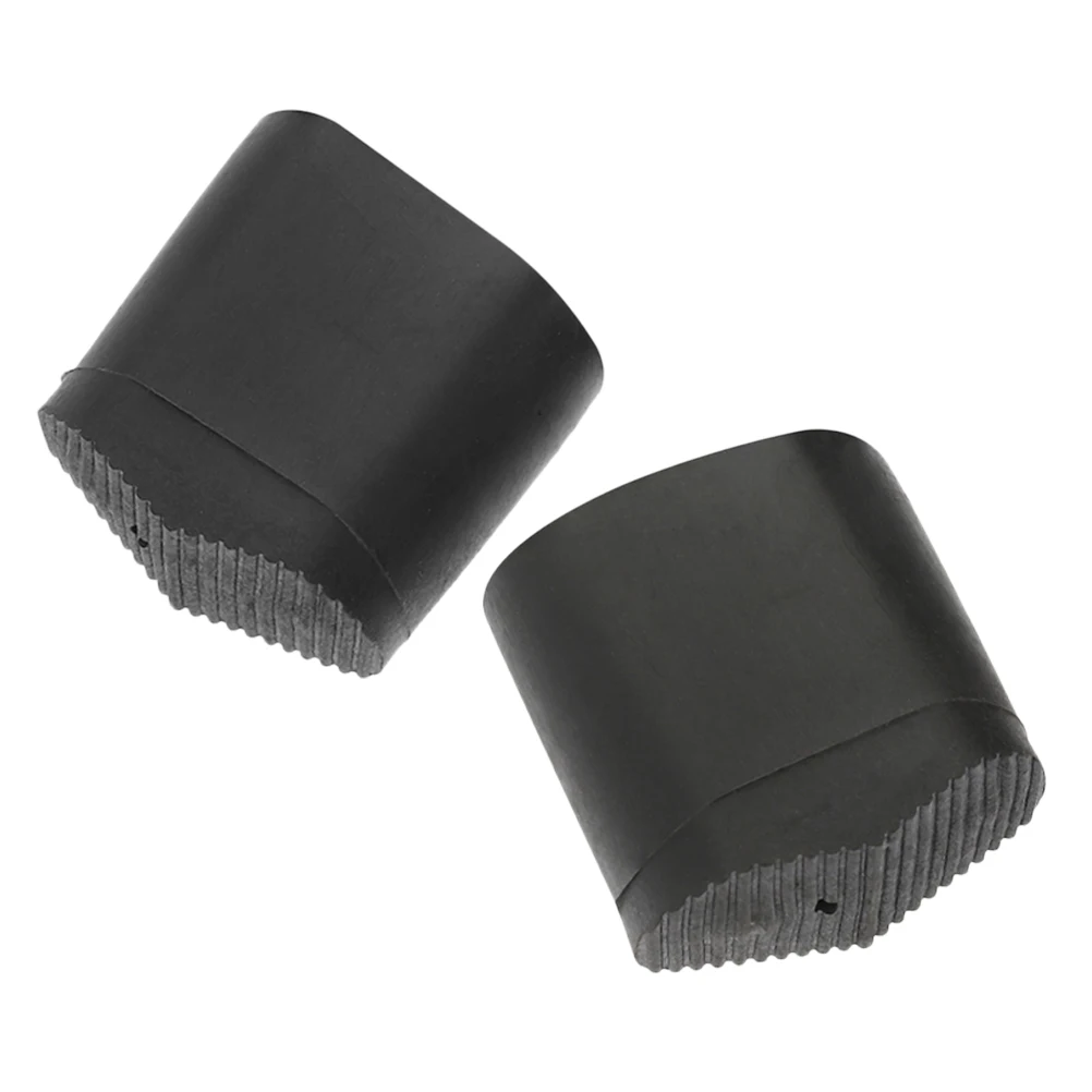

2pcs Ladder Foot Pads Anti-slip Foldable Silicone Covers Black End Caps Parts Rubber Mats for Home Office Shop Construction
