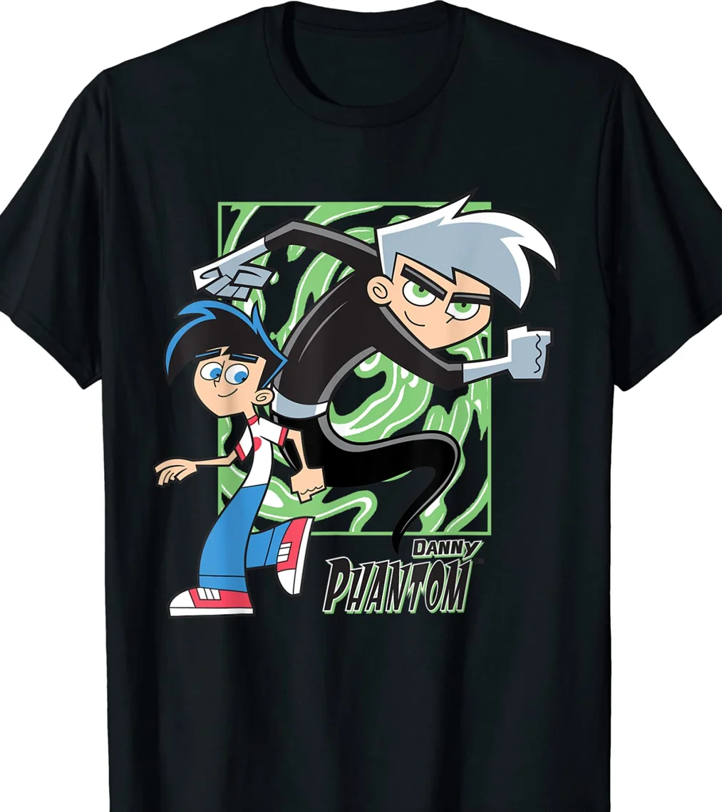 

Danny Phantom Cartoon T-shirt Black Cotton Tee All Sizes S to 5XL JJ3436