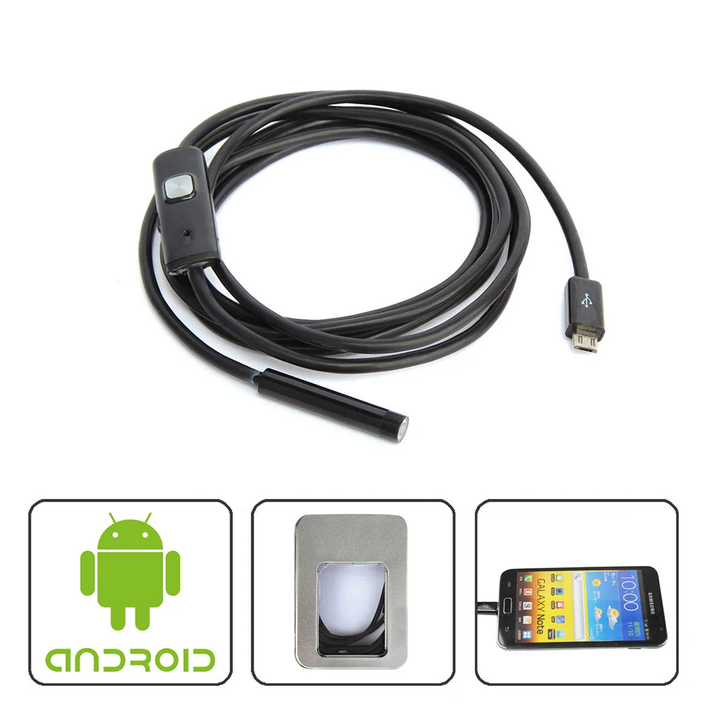 

5 Phone Waterproof Inspection Camera OTG Visible Photo Shooting