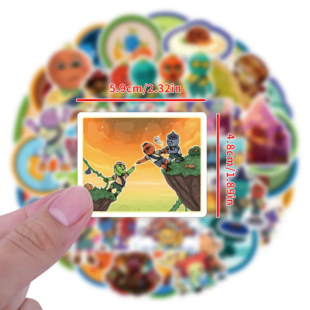 10/50 pezzi divertente simpatico cartone animato picco gioco divertente adesivo decorazione fai da te impermeabile skateboard notebook graffiti decalcomania impermeabile