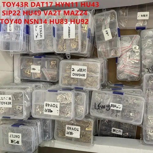 Oblea de bloqueo de coche TOY43R DAT17 HYN11 HU43 SIP22 HU49 VA2T MAZ24 TOY40 NSN14 HU83 HU92 TOY48, accesorios de reparación, placa de bloqueo de lengüeta