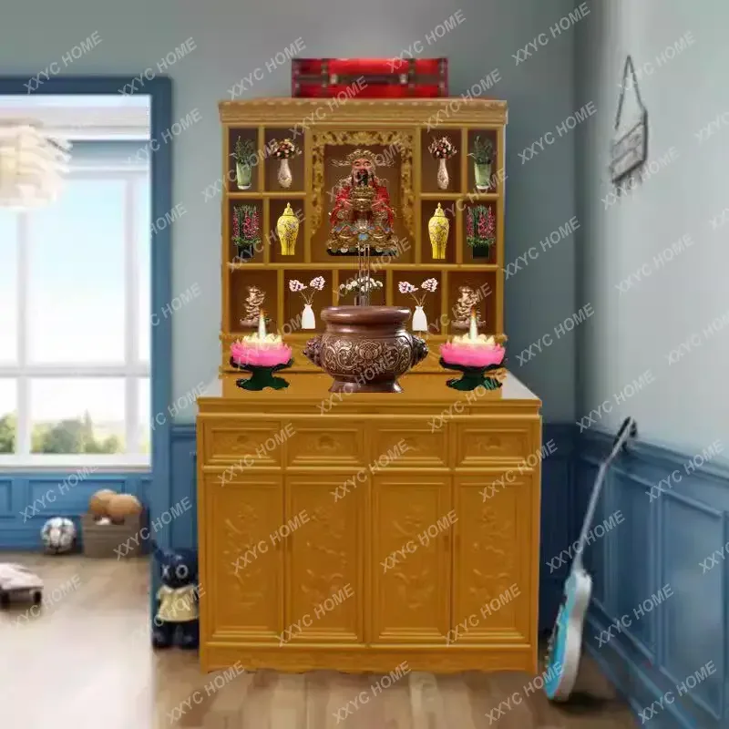 Buddha Table Offering Platform Buddha Statue God  Table Offering Platform Household Offering Ancestors